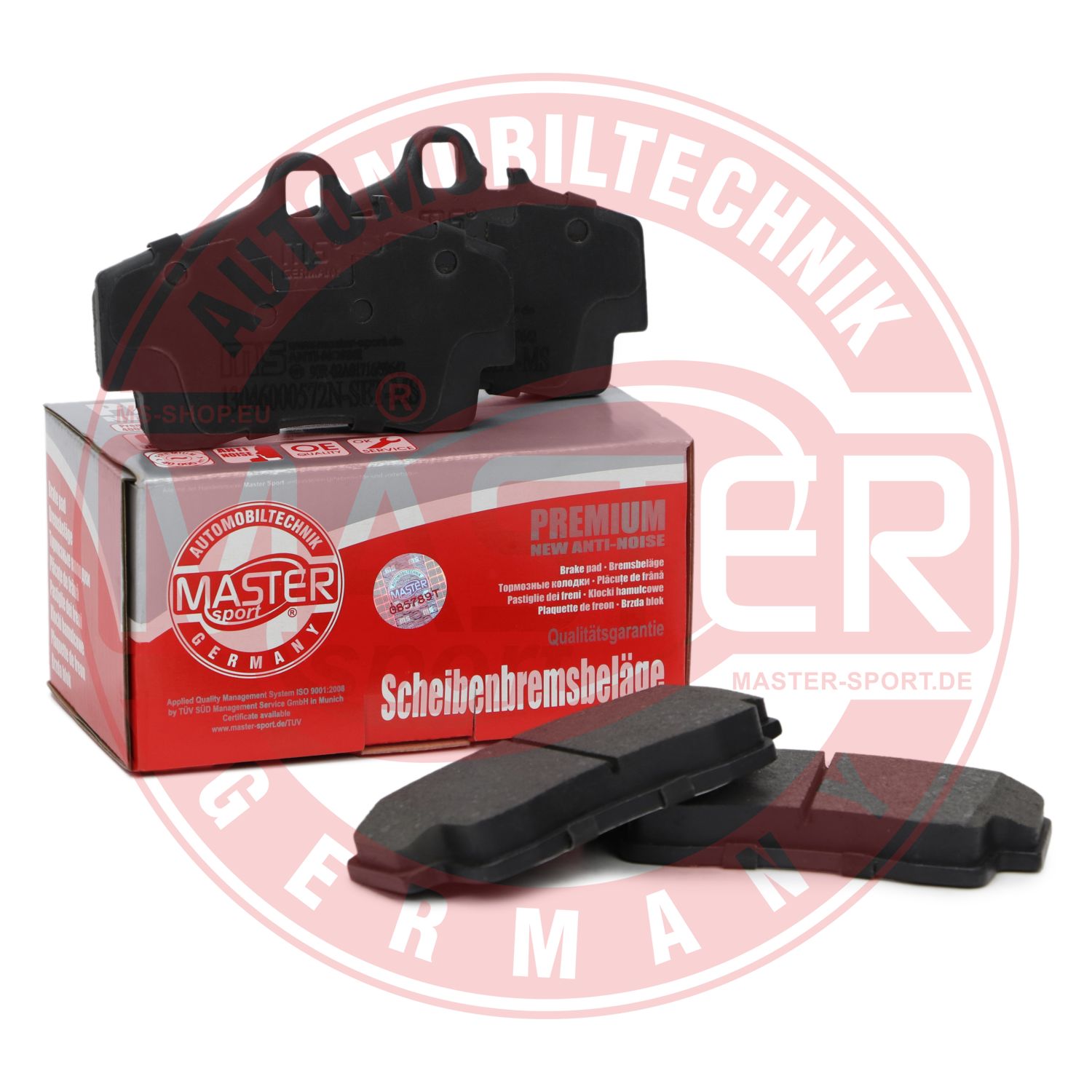 Placute frana MASTERSPORT GERMANY 13046000572N-SET-MS